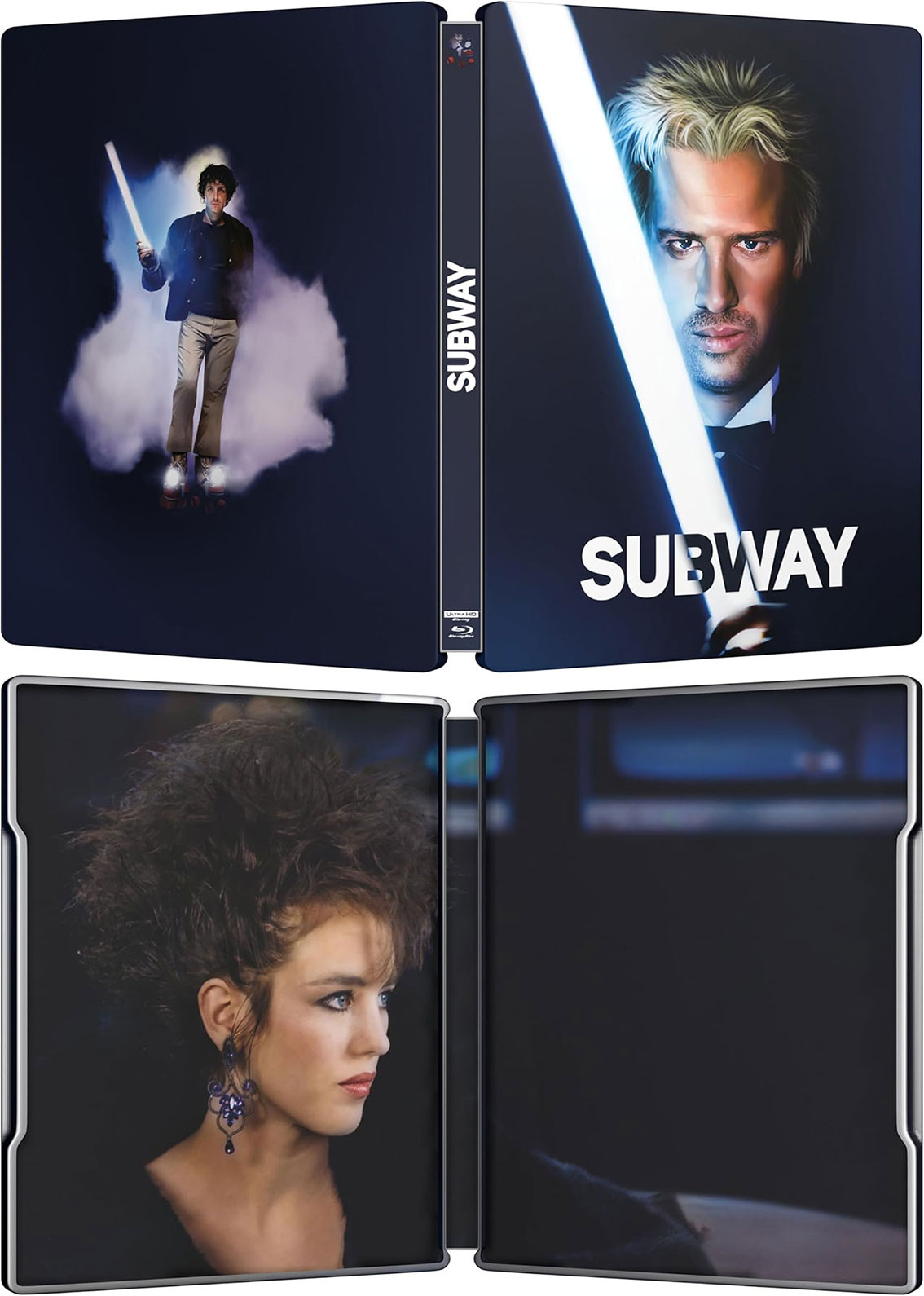 Subway UHD Steelbook cover art and inlay