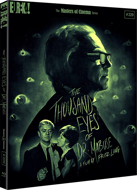 The Thousand Eyes of Dr. Mabuse Blu-ray slip case cover art