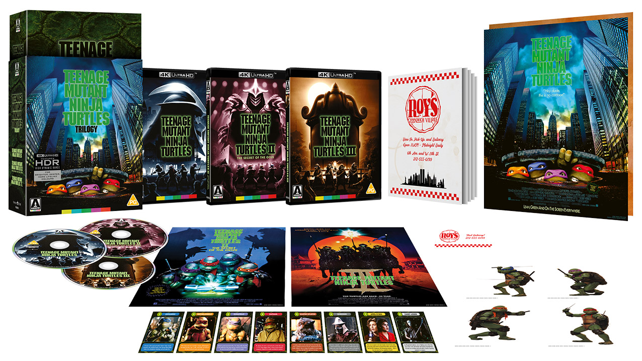 The Teenage Mutant Ninja Turtles UHD pack shot