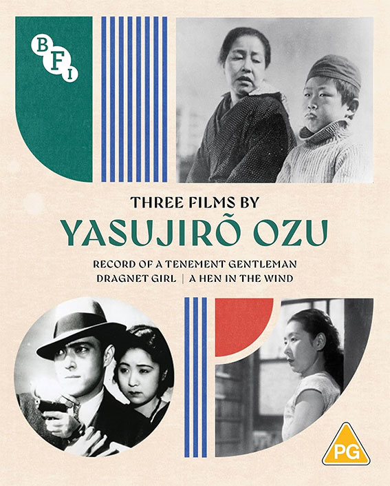 Three Films by Yasujirō Ozu Blu-ray cover art