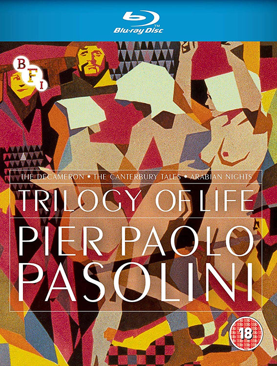 Trilogy of Life: Three Films by Pier Paolo Pasolini Blu-ray cover art