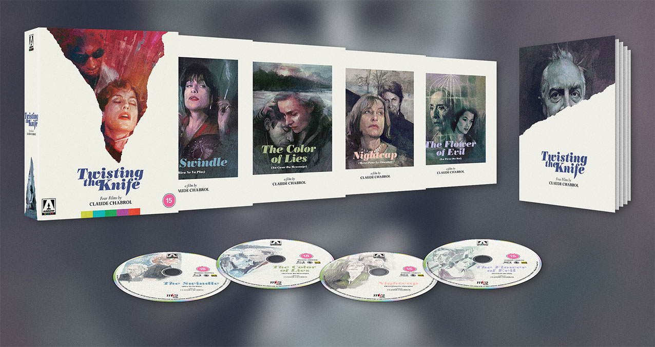 Twisting the Knife: Four Films by Claude Chabrol Blu-ray pack shot
