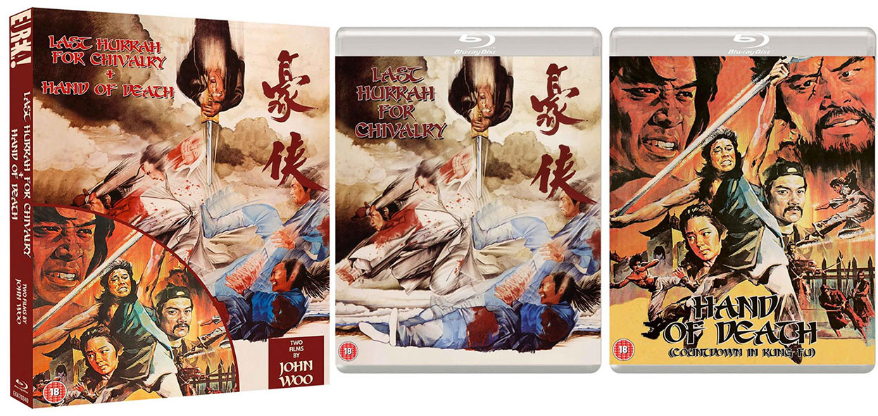 Last Hurrah of Chivalry / Hand of Death – Two Films by John Woo Blu-ray cover art