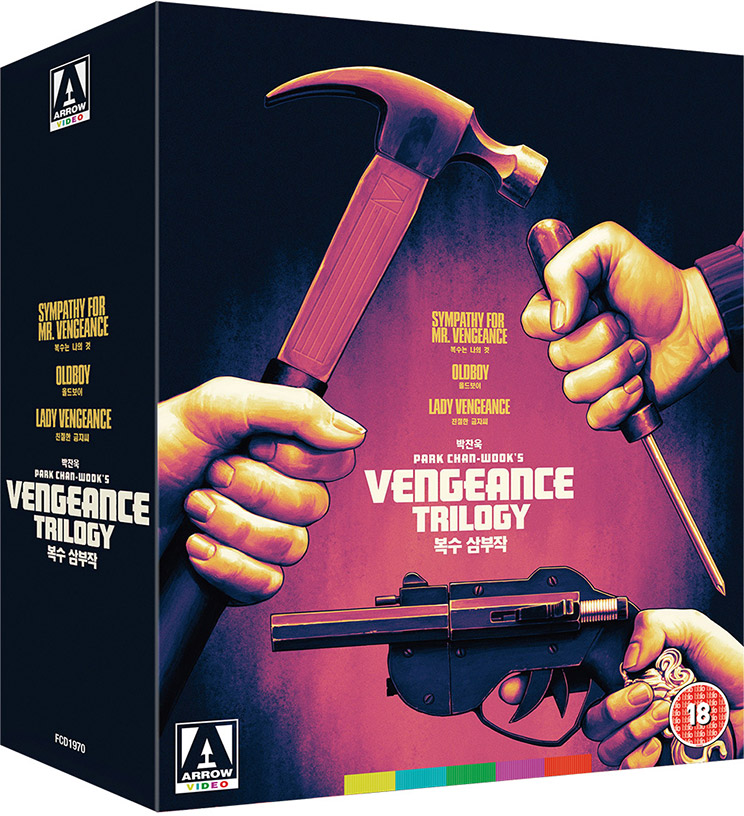 The Vengeance Trilogy Blu-ray box set pack shot