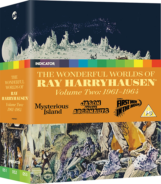 The Wonderful Worlds of Ray Harryhausen, Volume 2: 1961-1964 box set artwork