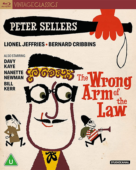 The Wrong Arm of the law Blu-ray cover art