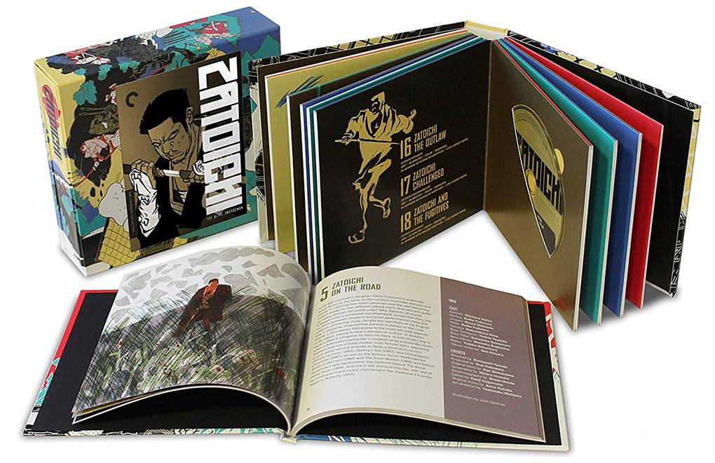 Zatoichi Box set open