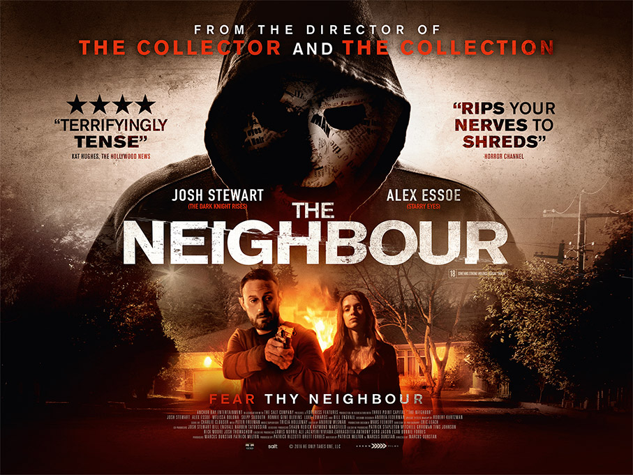 The Neighbour UK quad poster
