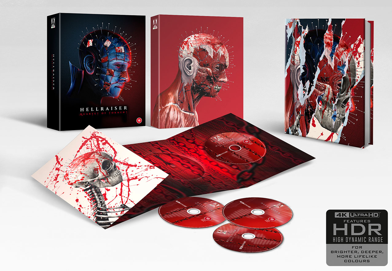 Hellraiser Quartet of Torment UHD pack shot