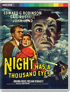 Night Has a Thousand Eyes Blu-ray cover