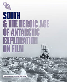 South & The Heroic Age of Antarctic Exploration on Film Blu-ray cover