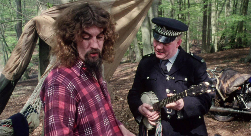 Blakey gets a visit from the local plod, played by Brian Glover