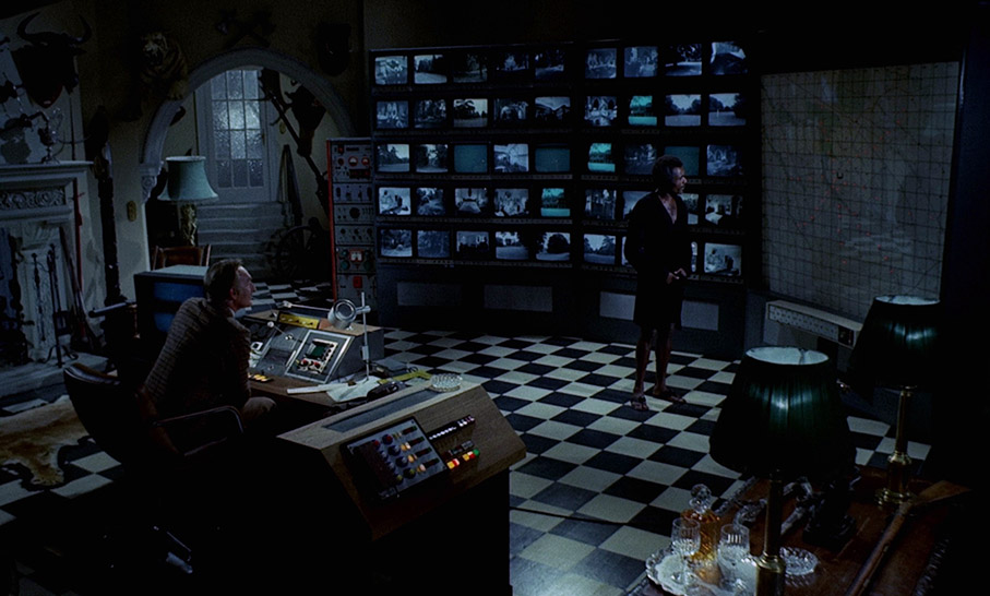 Pavel and Newcliffe in the control room