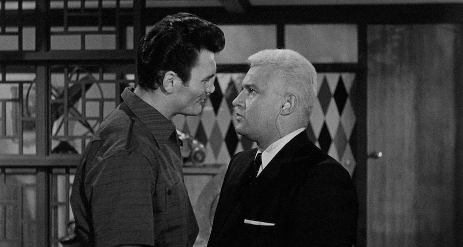 Jack Palance and Rod Steiger in The Big Knife