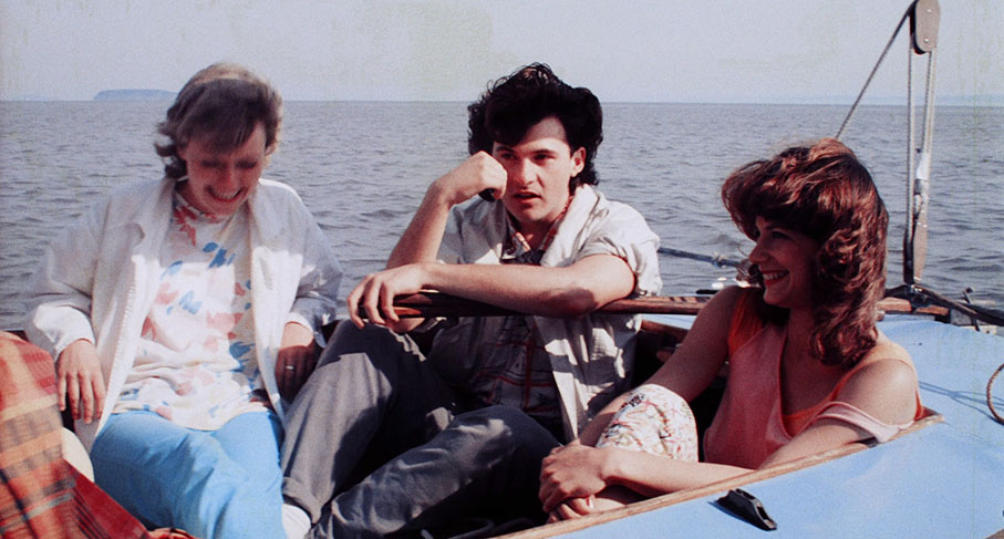 Lesley, Spud and Carol all at sea