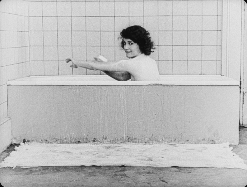 Sybil Seely drops the soap in One Week