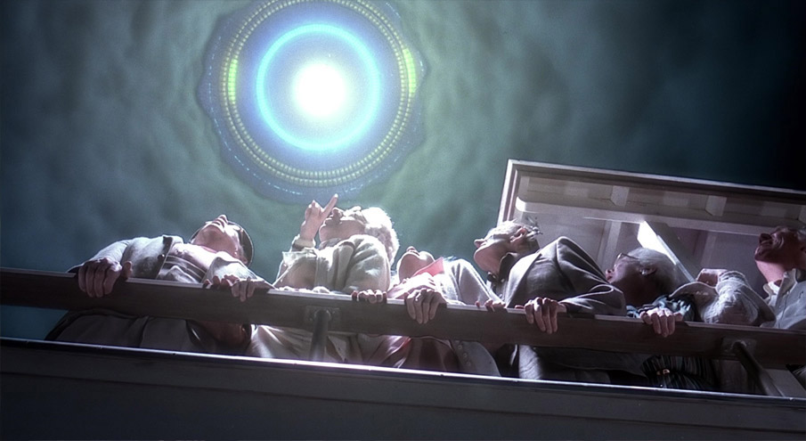 Alien spaceship in Cocoon