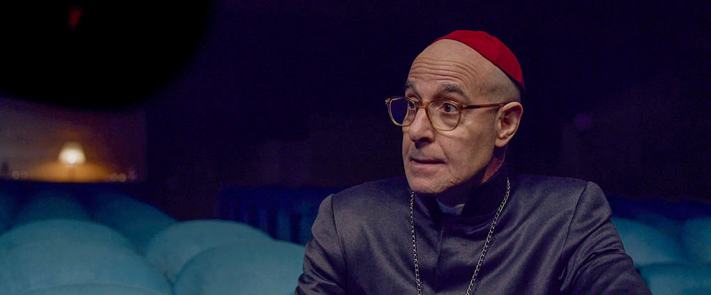 Stanley Tucci as Cardinal Bellini.