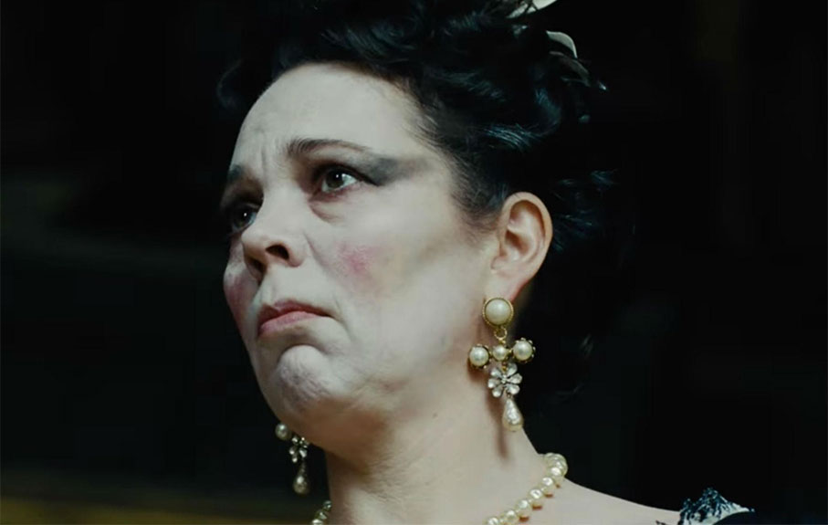 Olivia Colman as Queen Anne in The Favourite