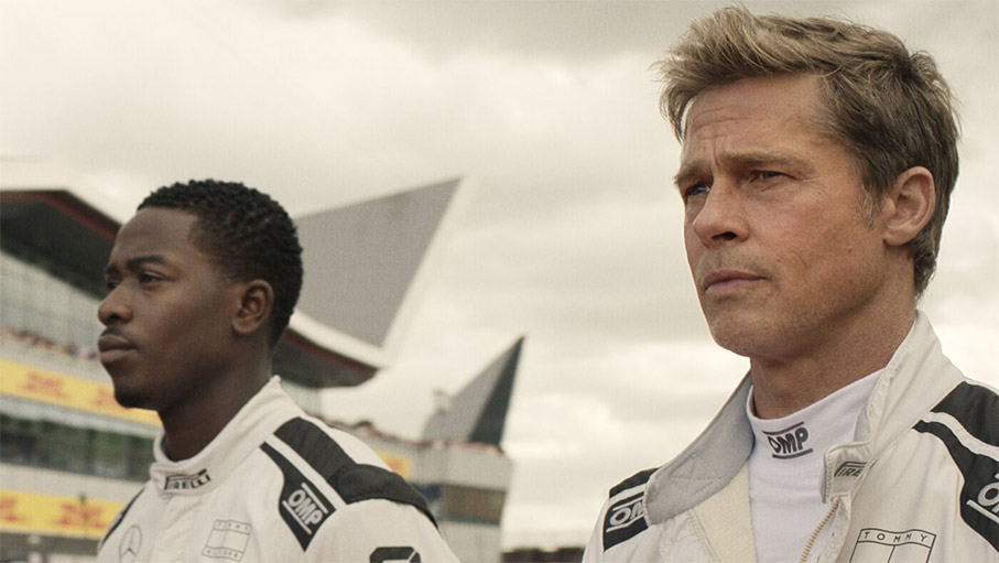 Brad Pitt and Damson Idris in F1