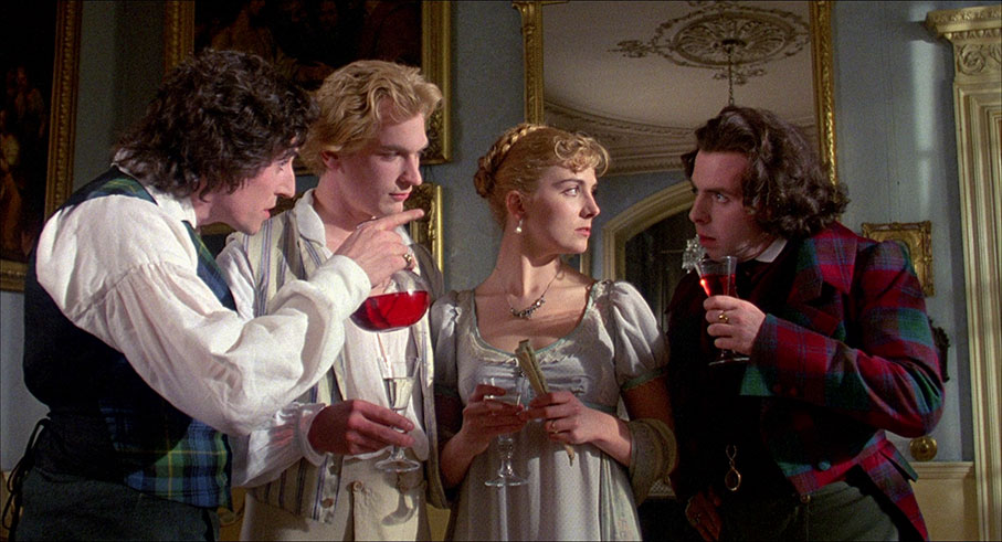 Byron, Shelley, Mary and Polidori share Byron's wine