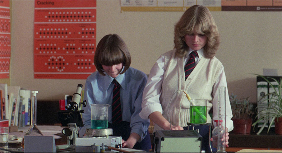 Dorothy in a science lesson in Gregory's Girl