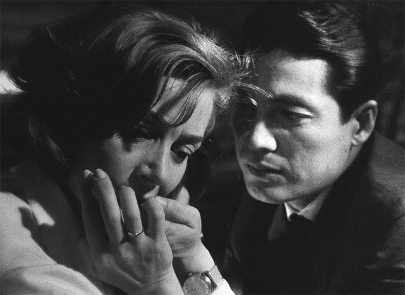 The woman and the man in Hiroshima mon amour