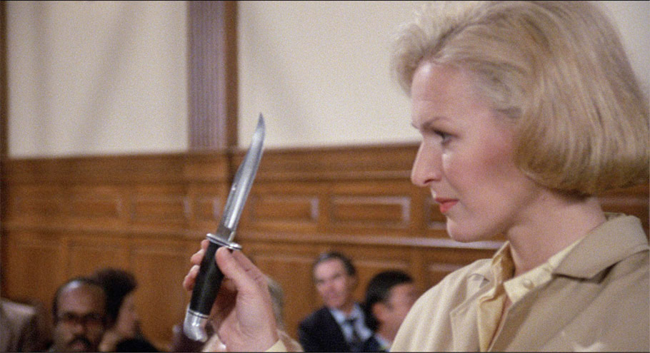 Glenn Close weighs the evidence as Teddy Barnes