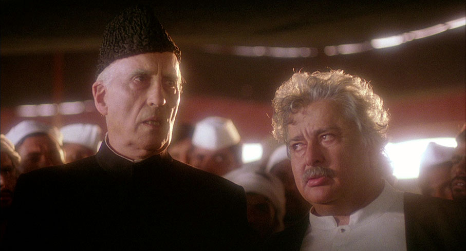 Shashi Kapoor as the narrator and Christopher Lee as Jinnah