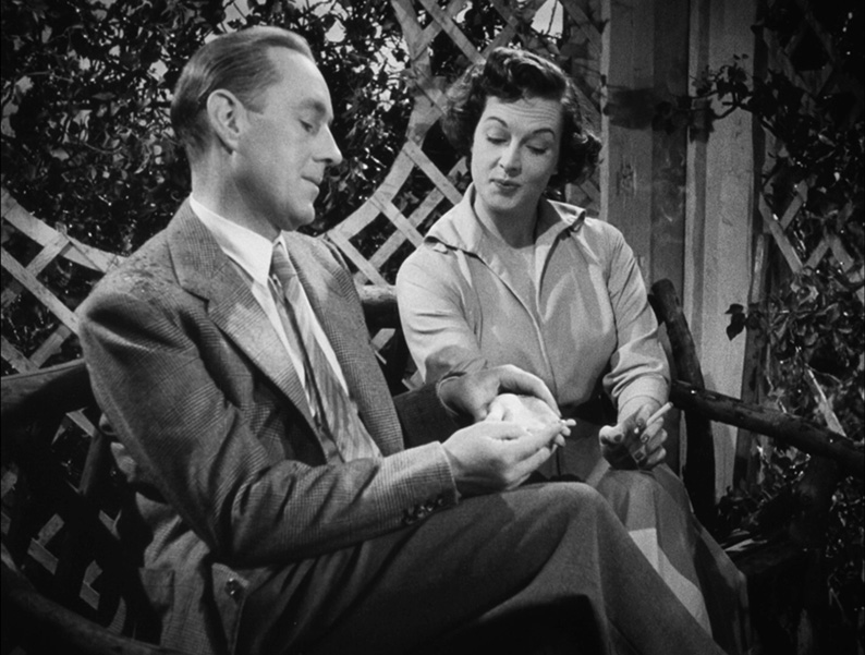 George examines Sheila's hand