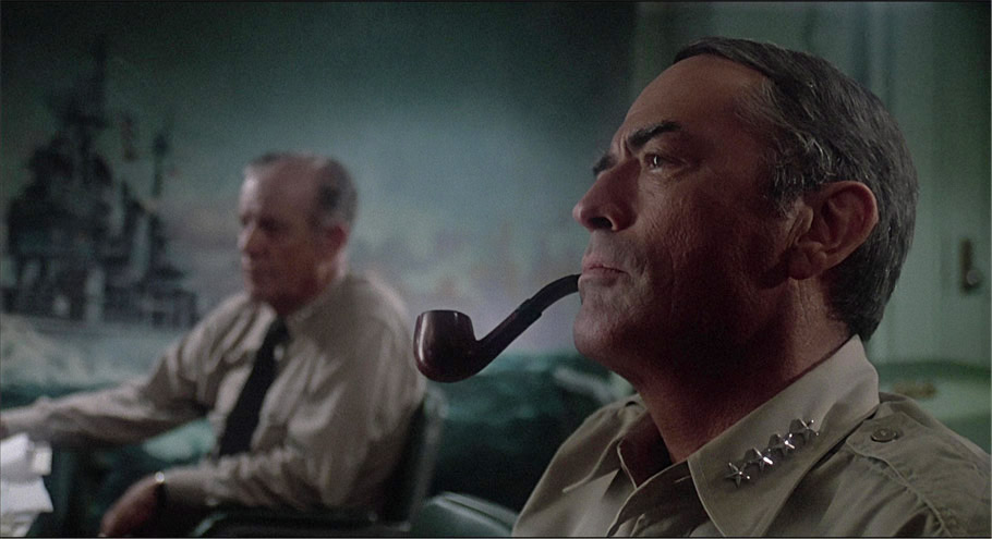 Gregory peck as MacArthur