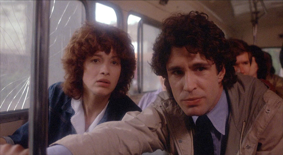 Terry Simon as Melanie and John Shea as Charlie