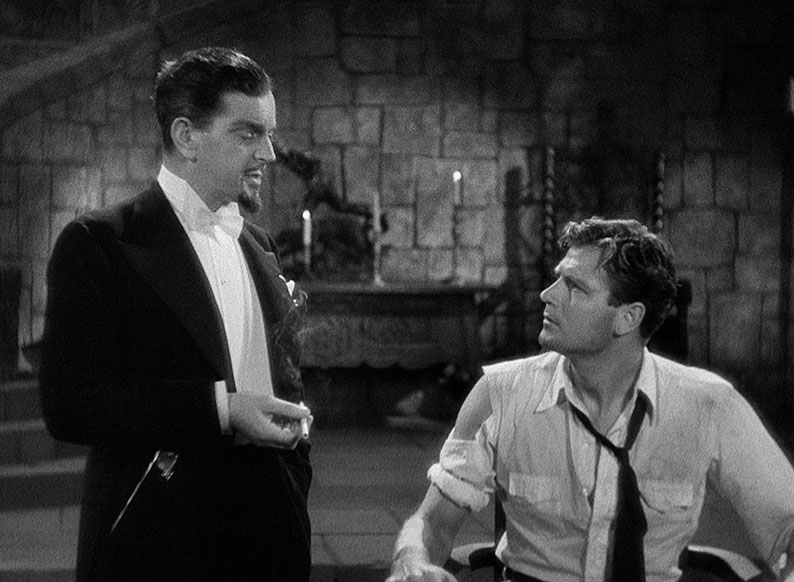 Count Zaroff welcomes Robert following the shipwreck