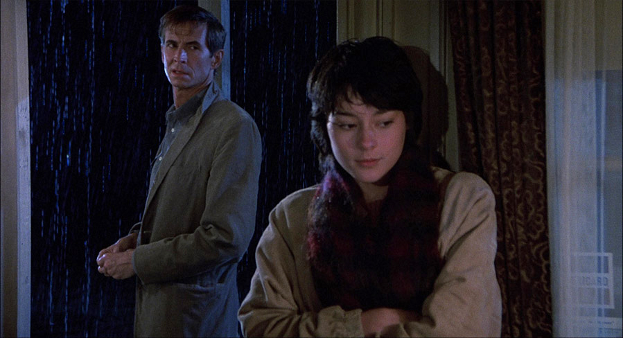 Anthony Perkins and Meg Tilly