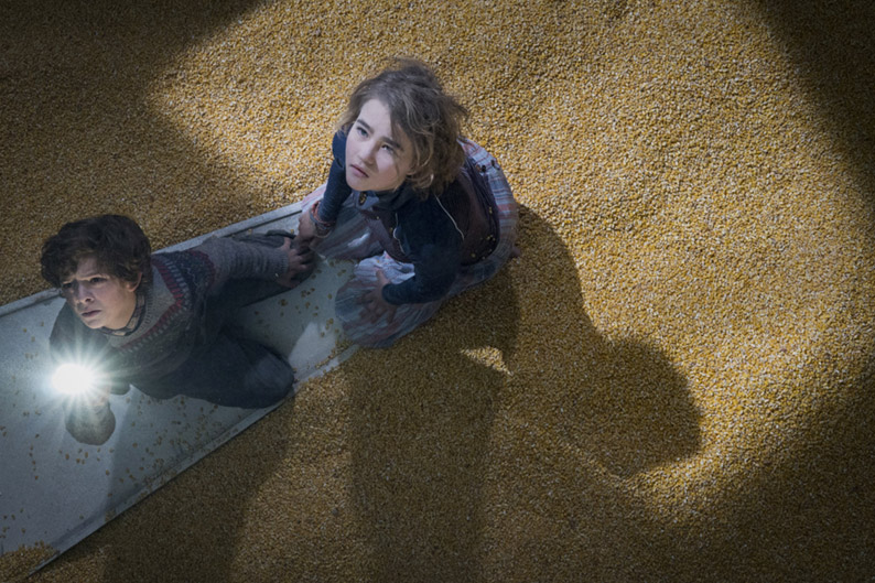 In the grain silo