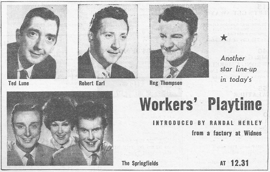 Worker's Playtime advertisement