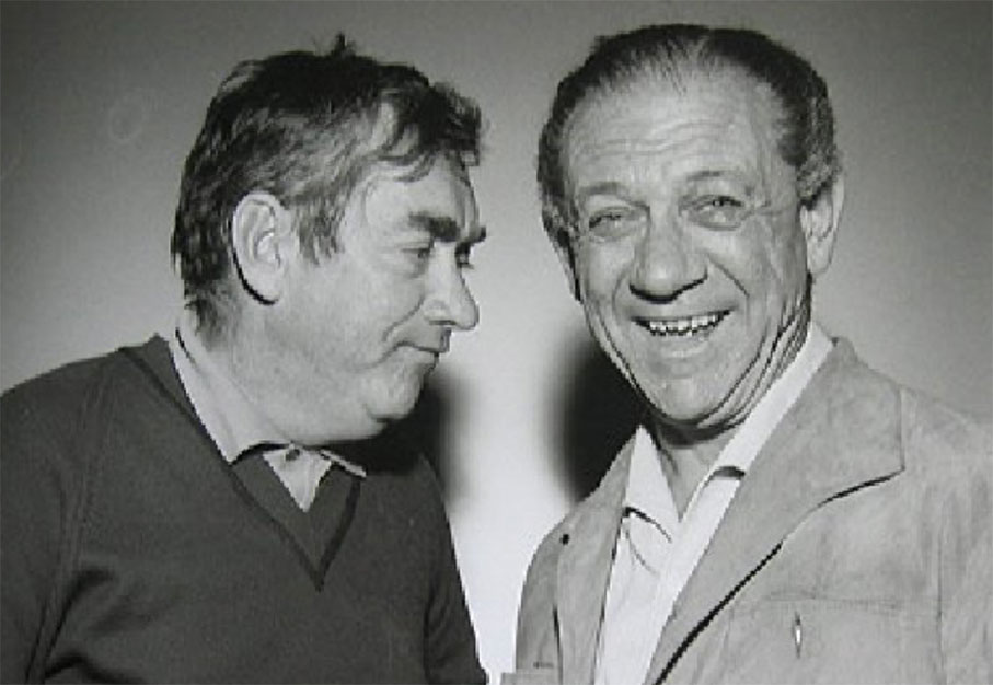 Tony Hancock and Sid James
