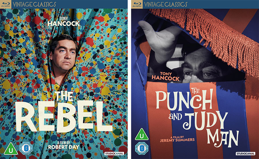 The Rebel & The Punch and Judy Man Blu-ray covers