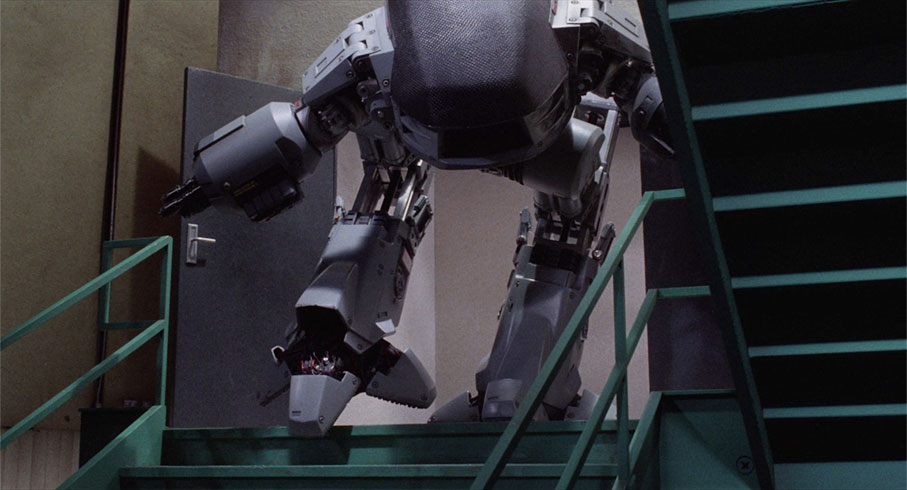 ED-209 has a problem with stairs