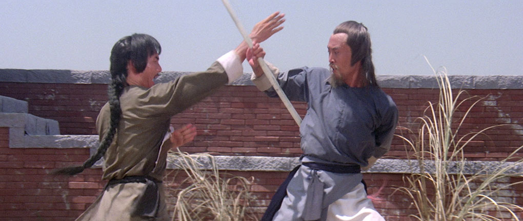 Jack Long fights stunt coordinator Corey Yuen in The 7 Grandmasters.