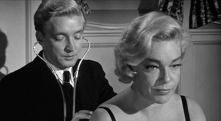 Oskar Werner and Simone Signorette