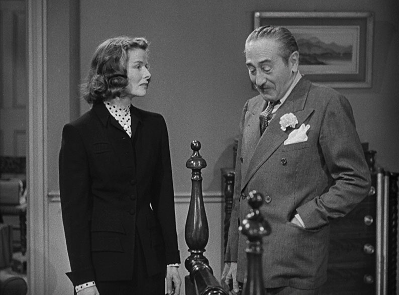 Katherine Hepburn and Andolph menjou in State of the Union