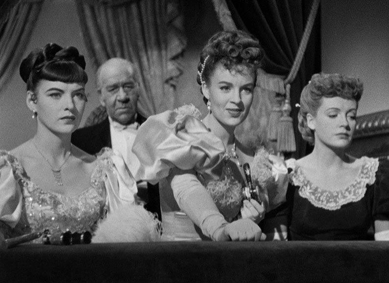 Rissa, Dora and Kate watch as Chris makes his first public performance