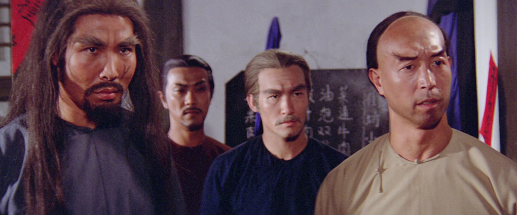 Thunder Tai, Tiger Ha, Leung Tsan and Manchu Chiu diffuse a potential tea house vrawl.